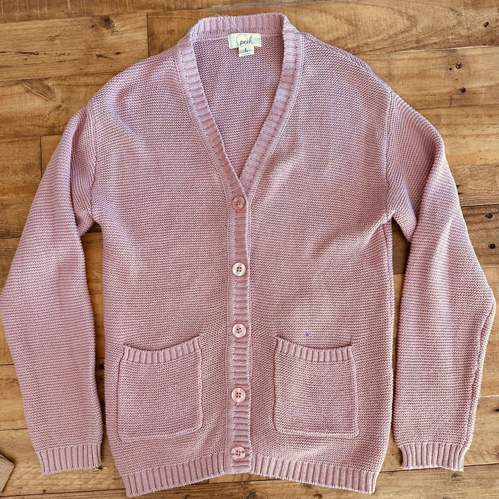 Peek Girls Cardigan Sweater Size L/10